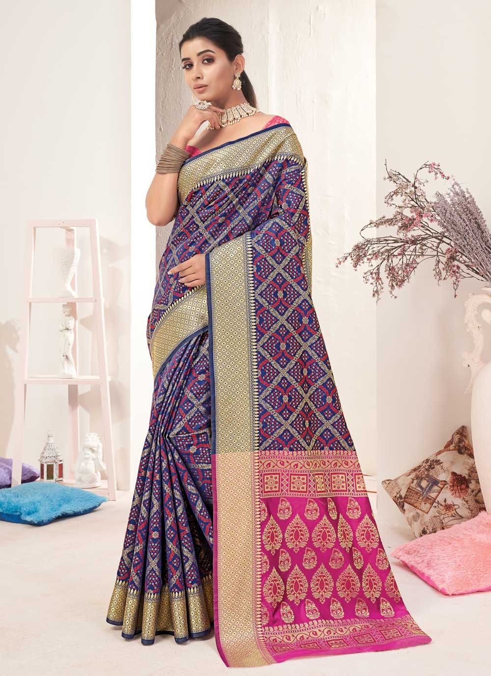 Patola Silk  Weaving Classic Designer Saree