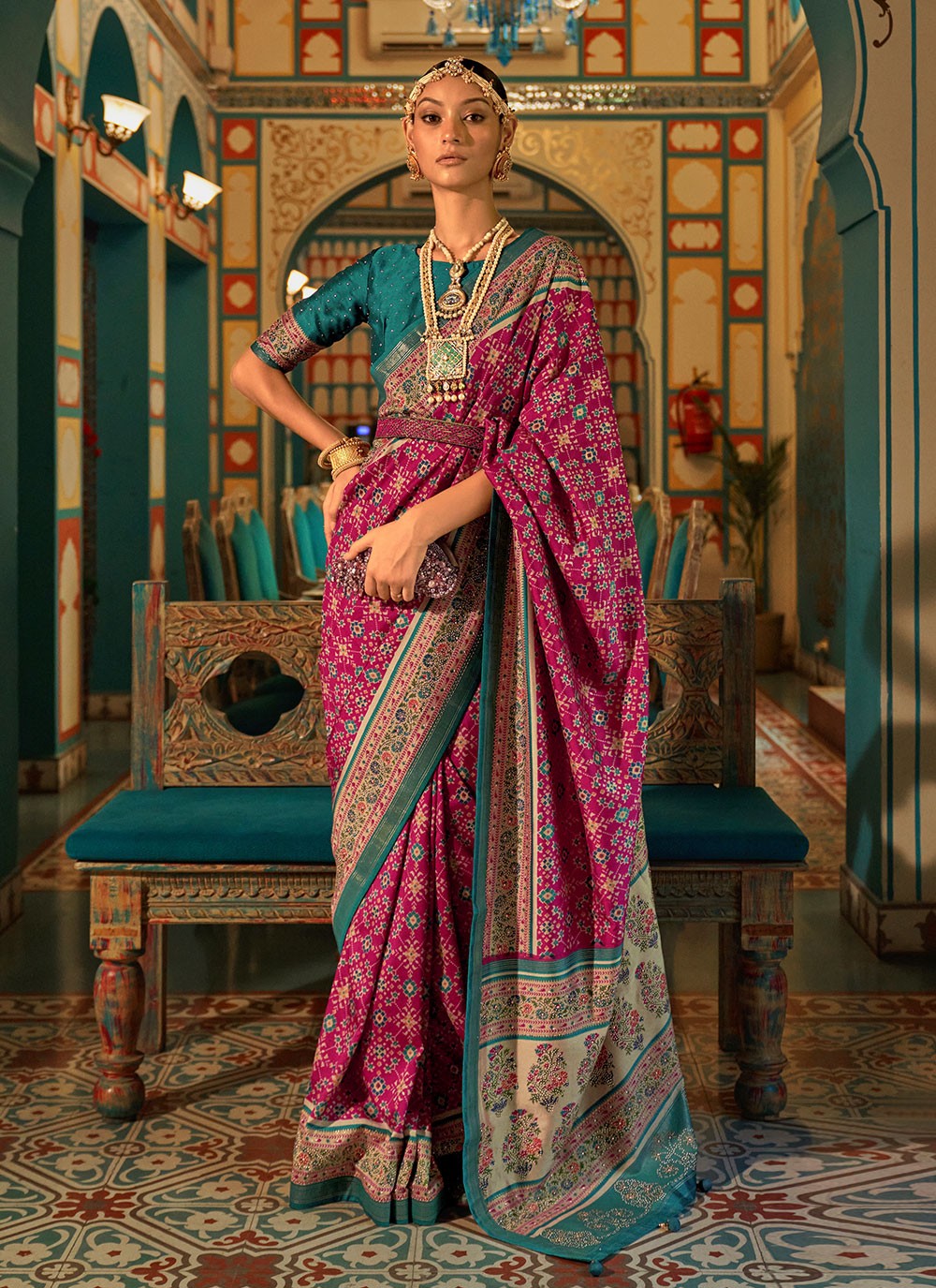 TRIRATH PAVITRA PATOLA SILK SAREE