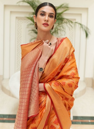 Patola Silk  Weaving Trendy Saree