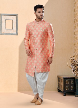 Peach Festival Indo Western Sherwani