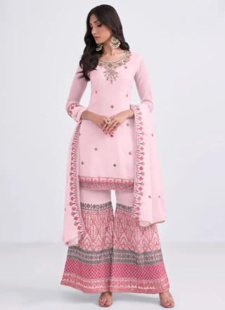 Pink Color Trendy Salwar Suit