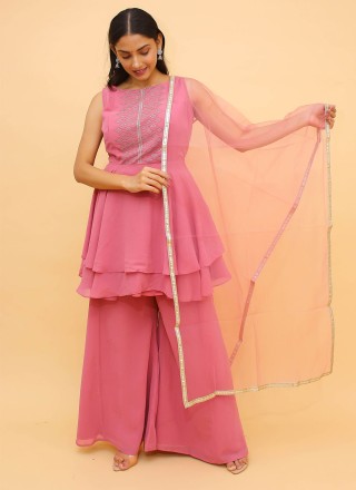 Pink Designer Salwar Suit