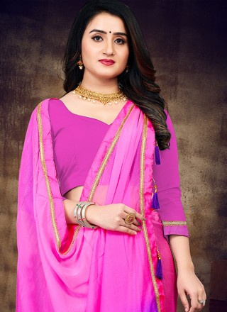 Pink Classic Designer Saree