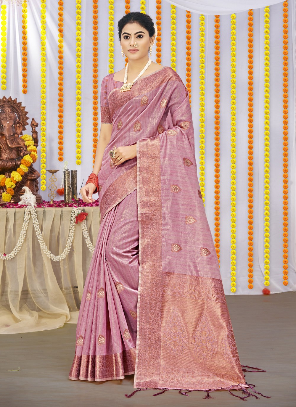 Pink Fancy Classic Designer Saree