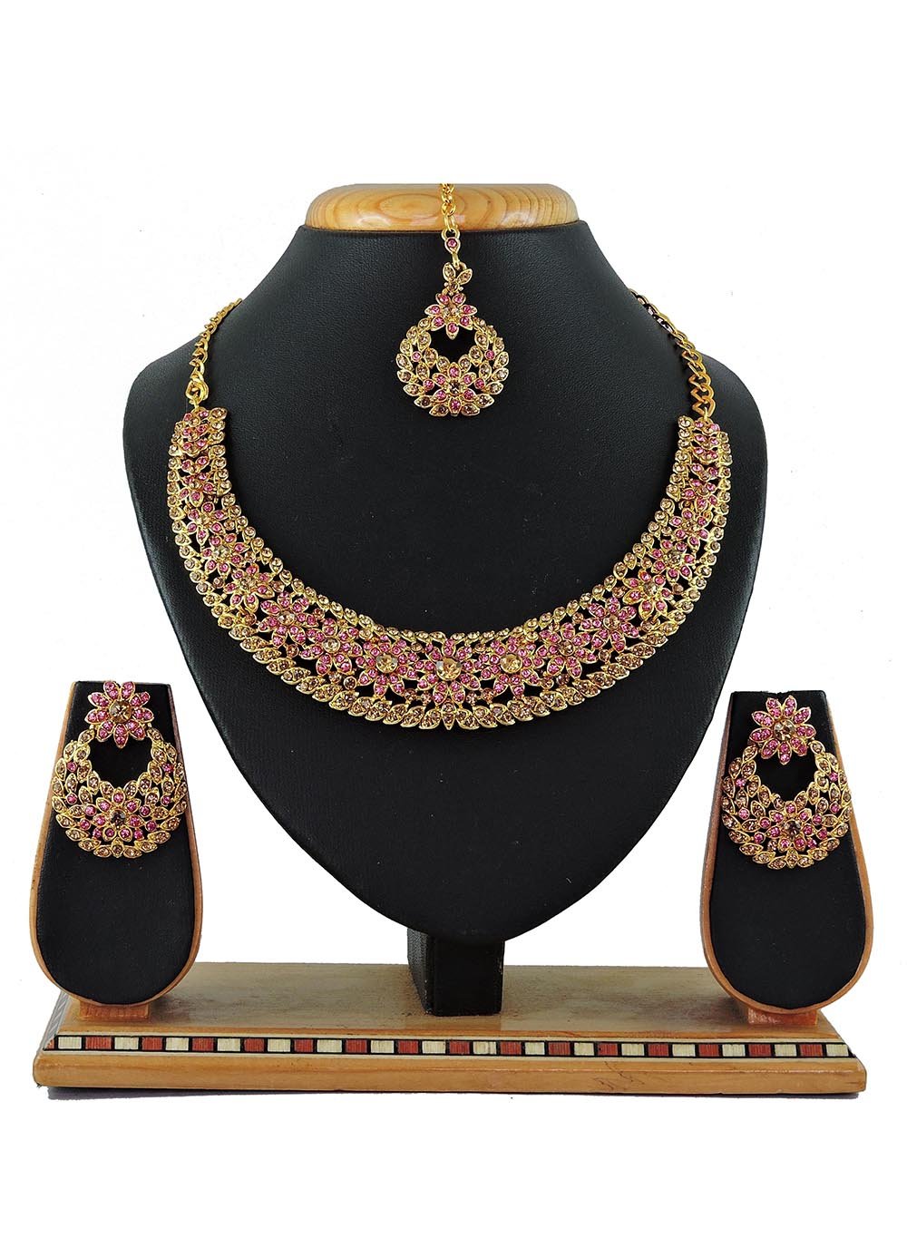 Pink Festival Necklace Set