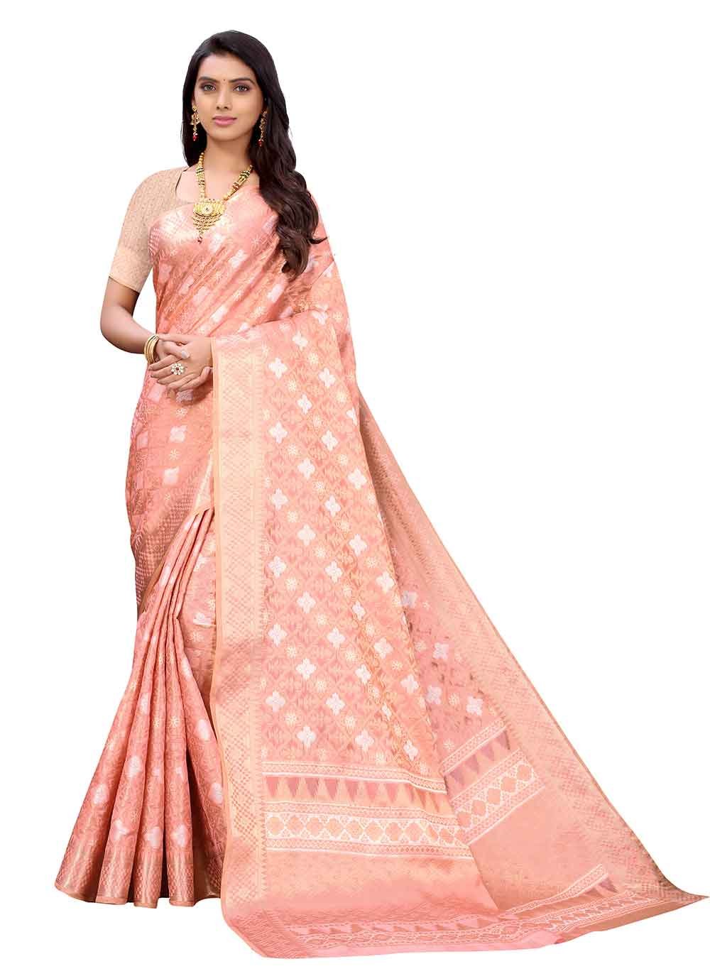Pink Festival Traditional Saree