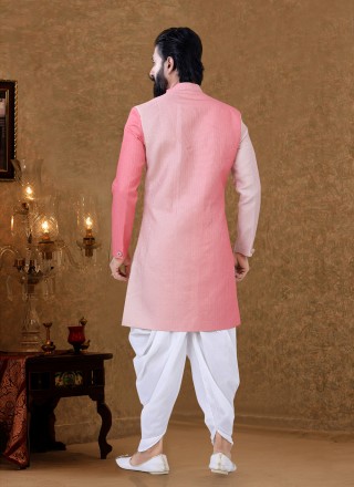 Pink Lucknowi Dhoti Kurta