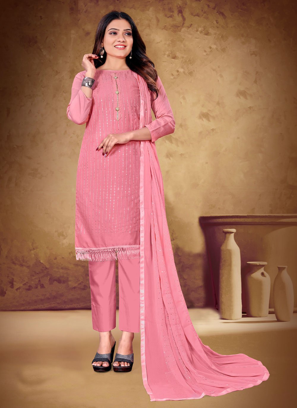 Pink Pant Style Suit