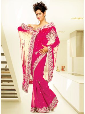 Pink Saree