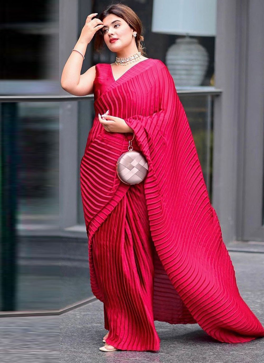 Plain Fashion Art Silk Saree Price in India - Buy Plain Fashion Art Silk  Saree online at Shopsy.in