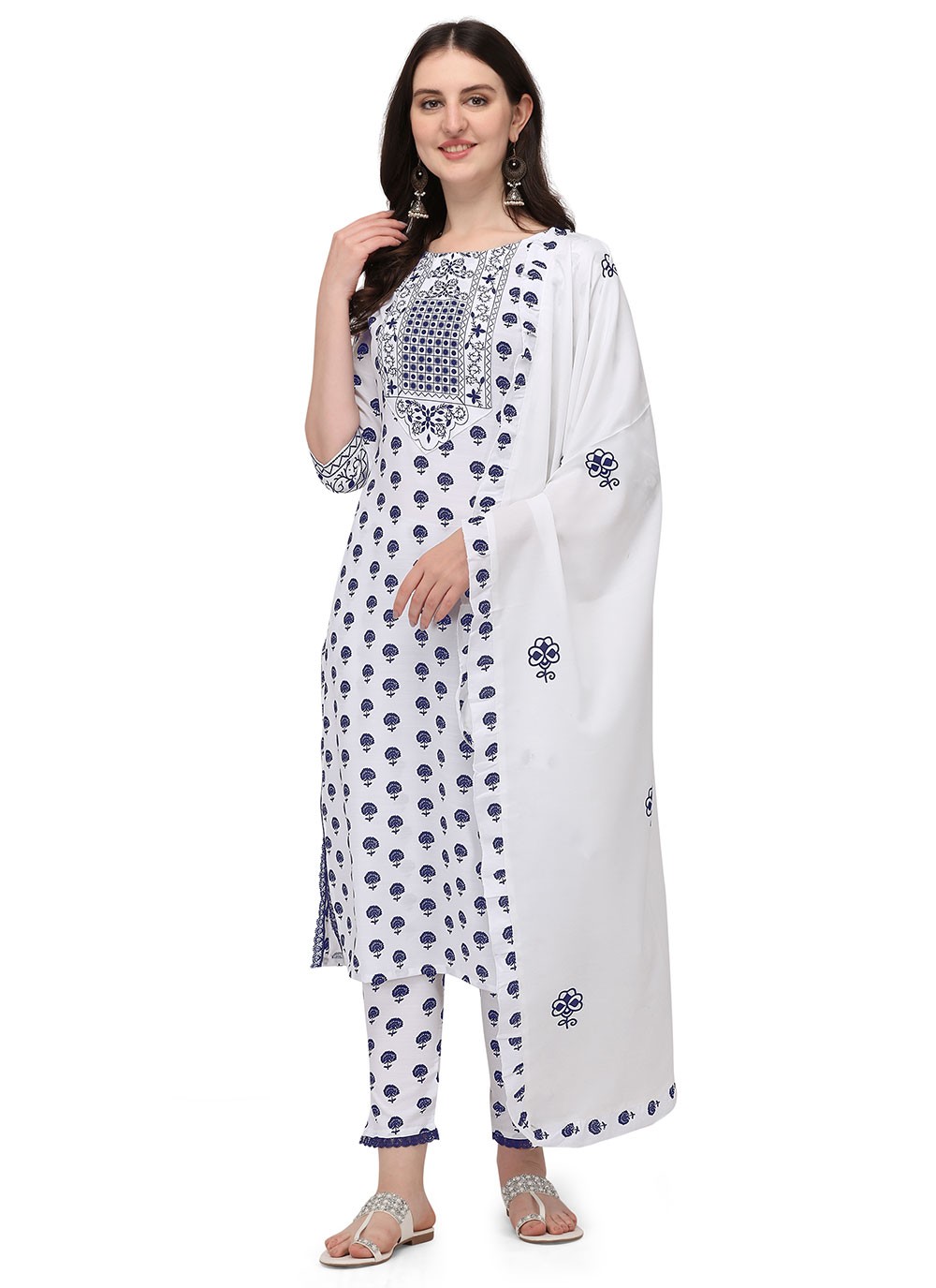 Polyester Digital Print Salwar Suit