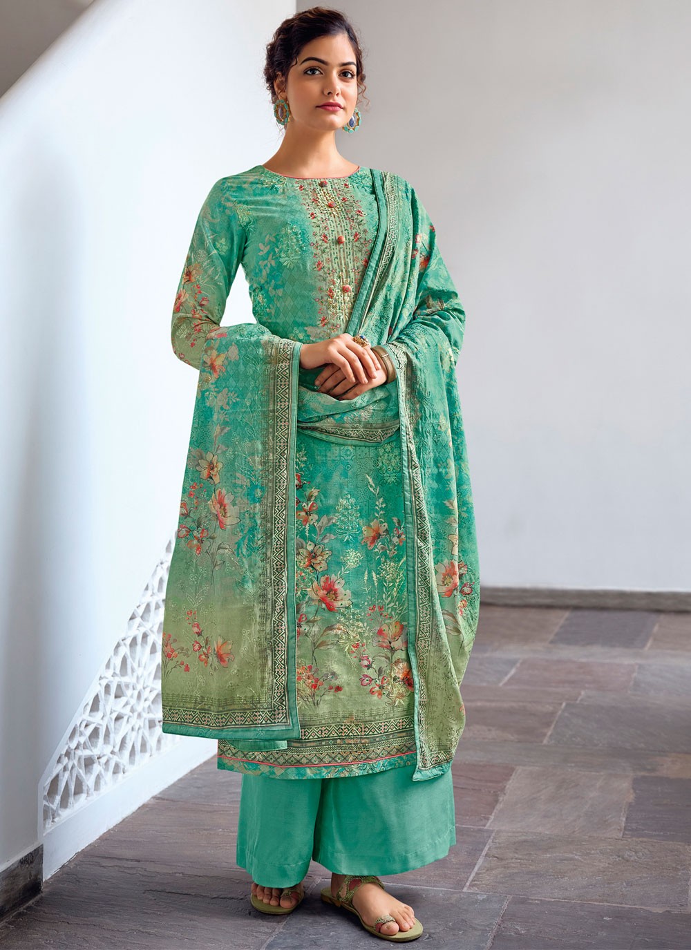 Print Cotton Designer Pakistani Salwar Suit