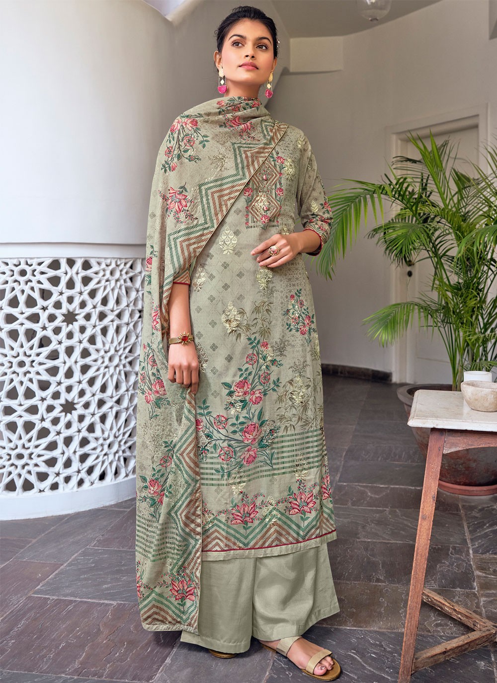Print Festival Designer Pakistani Salwar Suit