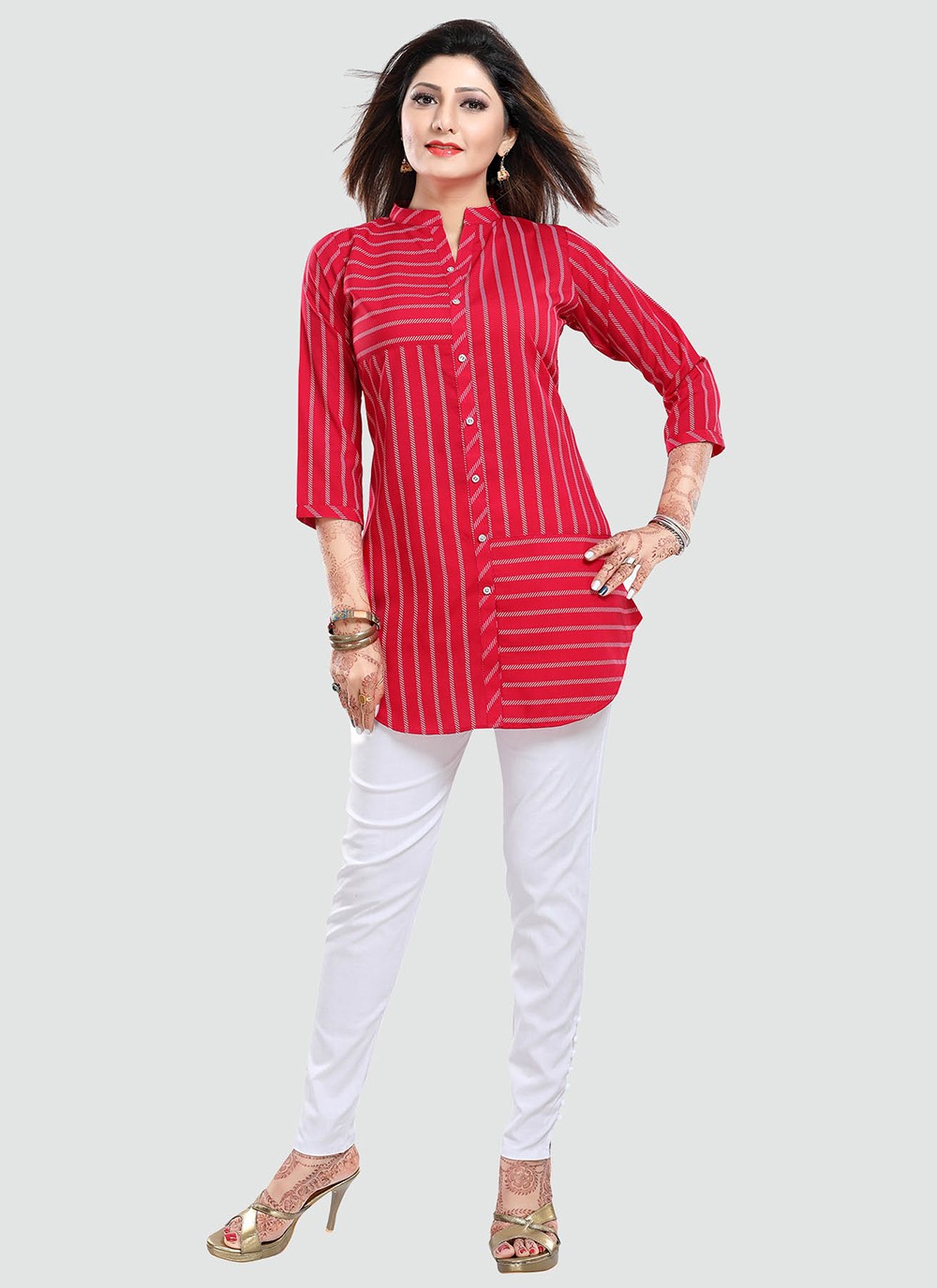 Stylish hot sale casual kurtis