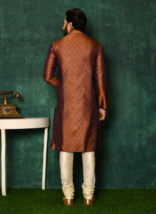 Purple Ceremonial Kurta Pyjama