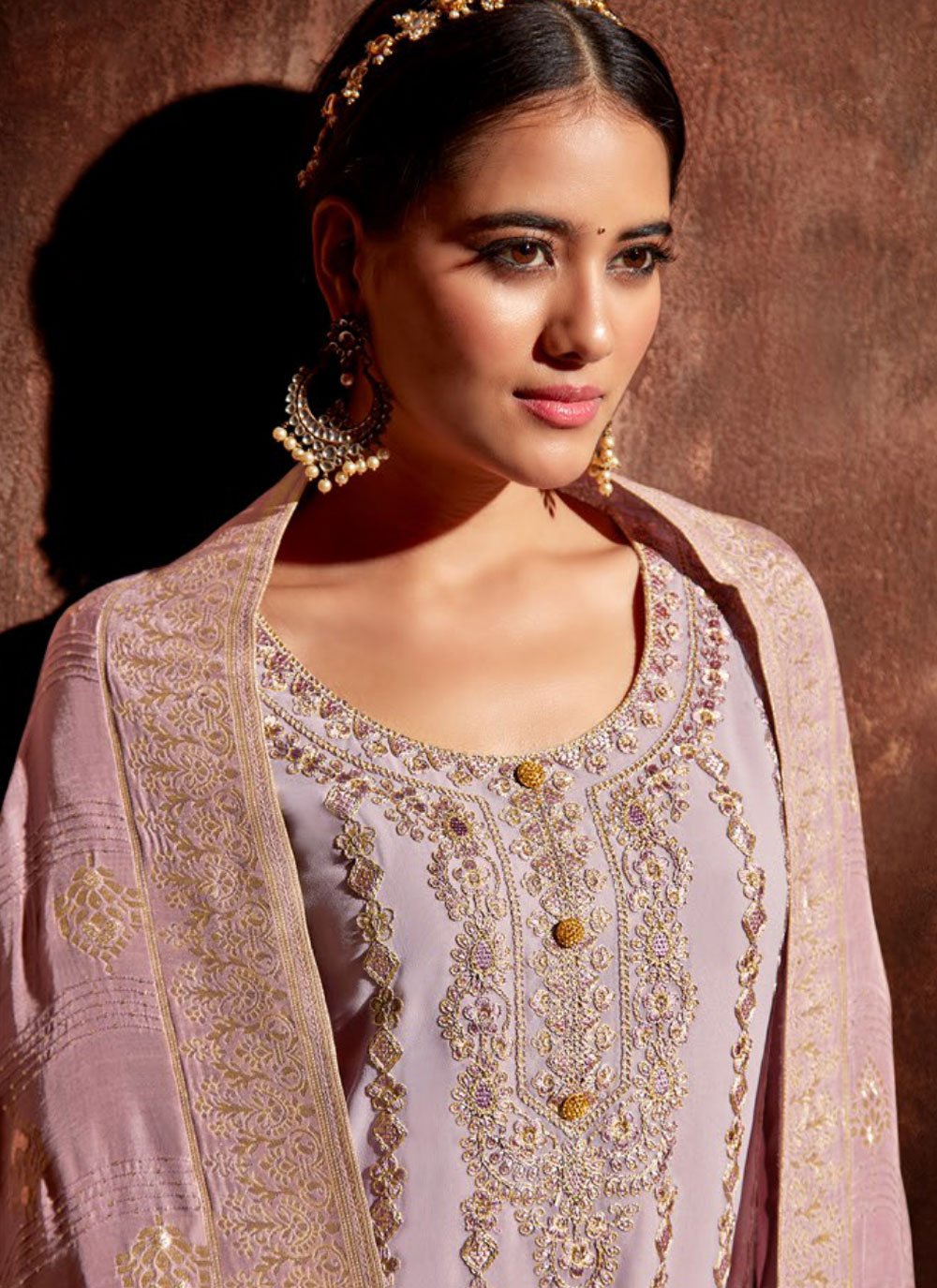 Buy Purple Wedding Pant Style Suit Online