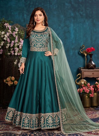 Amazon.com: Reception Wear Indian Fancy Designer Anarkali Gown Suits  Pakistani Beautiful Shalwar Kameez Dress (Choice 1, Unstitched) : Clothing,  Shoes & Jewelry