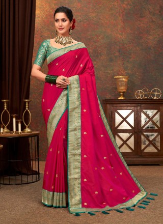 Rani Wedding Silk Classic Designer Saree