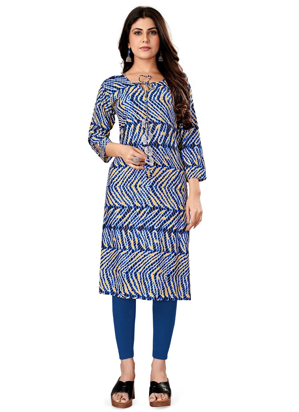 Rayon Party Designer Kurti buy online - Rayon Party Designer Kurti buy online -