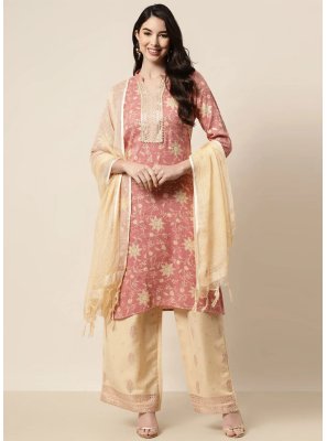 Rayon Pink Trendy Designer Salwar Kameez