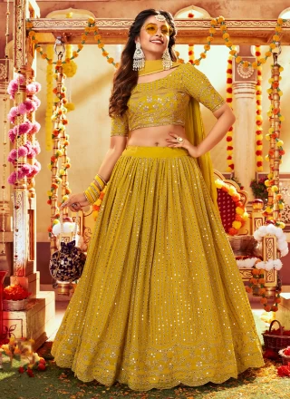Chiffon, Georgette All Colors Celebrity Designer Lehenga at best price in  Hyderabad