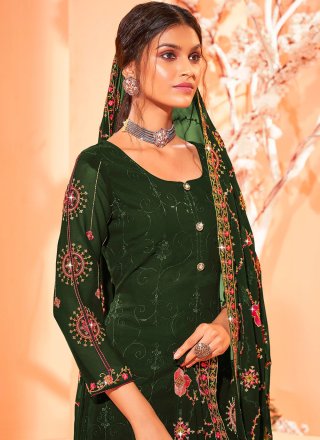 Sequins Georgette Designer Pakistani Suit