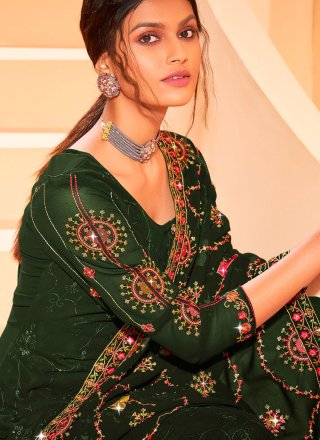 Sequins Georgette Designer Pakistani Suit