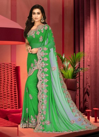 Shaded Saree For Sangeet