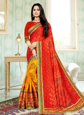 Bandhani Sarees - Gracious Traditional attire for special occasion |  Readiprint Fashions Blog