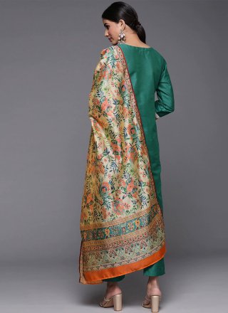Silk Blend Party Salwar Suit