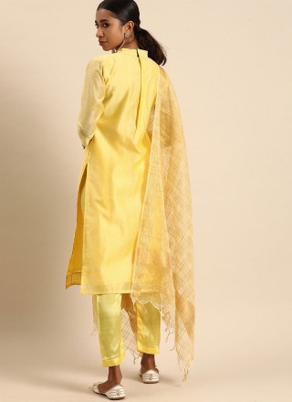 Silk Mirror Straight Salwar Suit