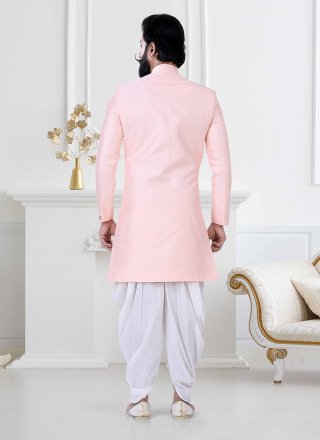 Silk Pink Indo Western