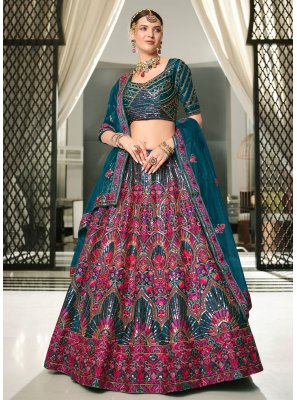 Silk Reception Trendy Lehenga Choli