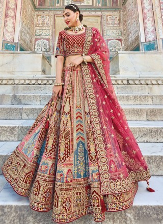 VRINDAVAN VOL-41 SERIES 10258 TO 10263 BY ROYAL DESIGNER WITH HEAVY WORK  BRIDAL WEAR BANARASI SILK LEHENGAS ARE AVAILABLE AT WHOLESALE PRICE