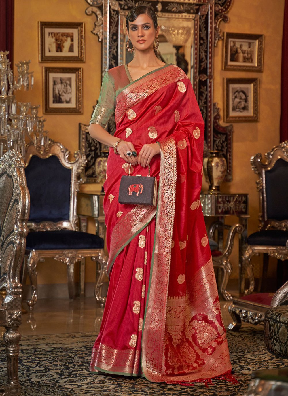 Silk Weaving Classic Designer Saree