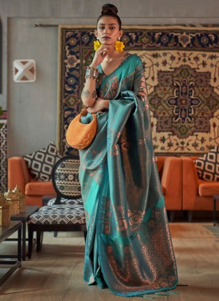 Silk Weaving Contemporary Style Saree
