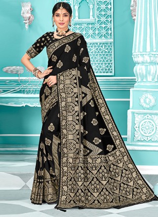 Amazon.com: Indian Designer Saree Ready to Wear for Women Traditional Wear  for Festive Season Sarees (with Stitched Blouse) Black : Clothing, Shoes &  Jewelry