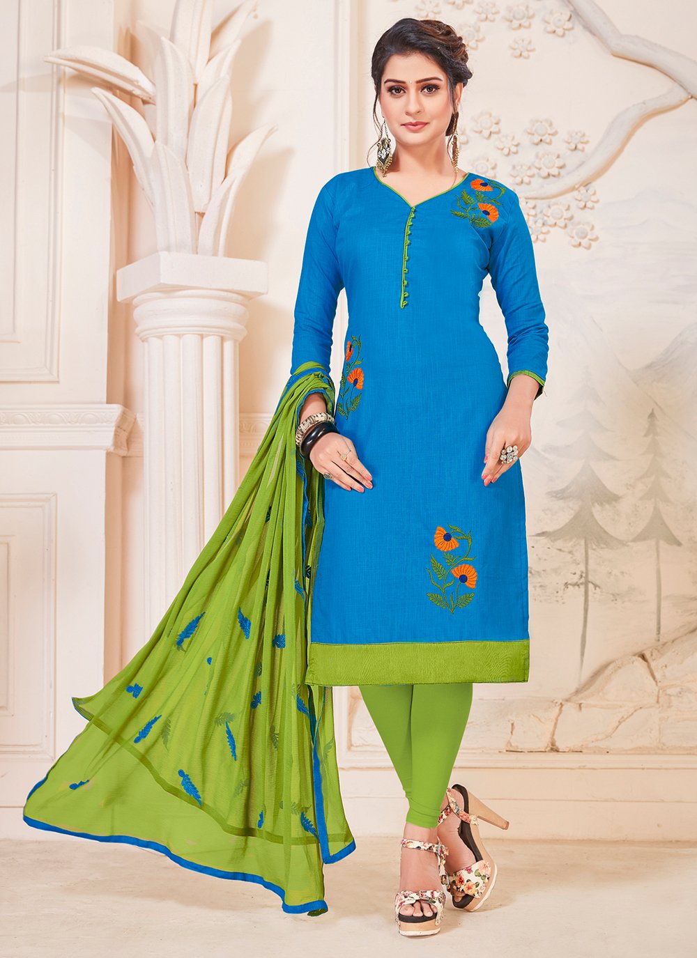 Straight Salwar Suit For Casual