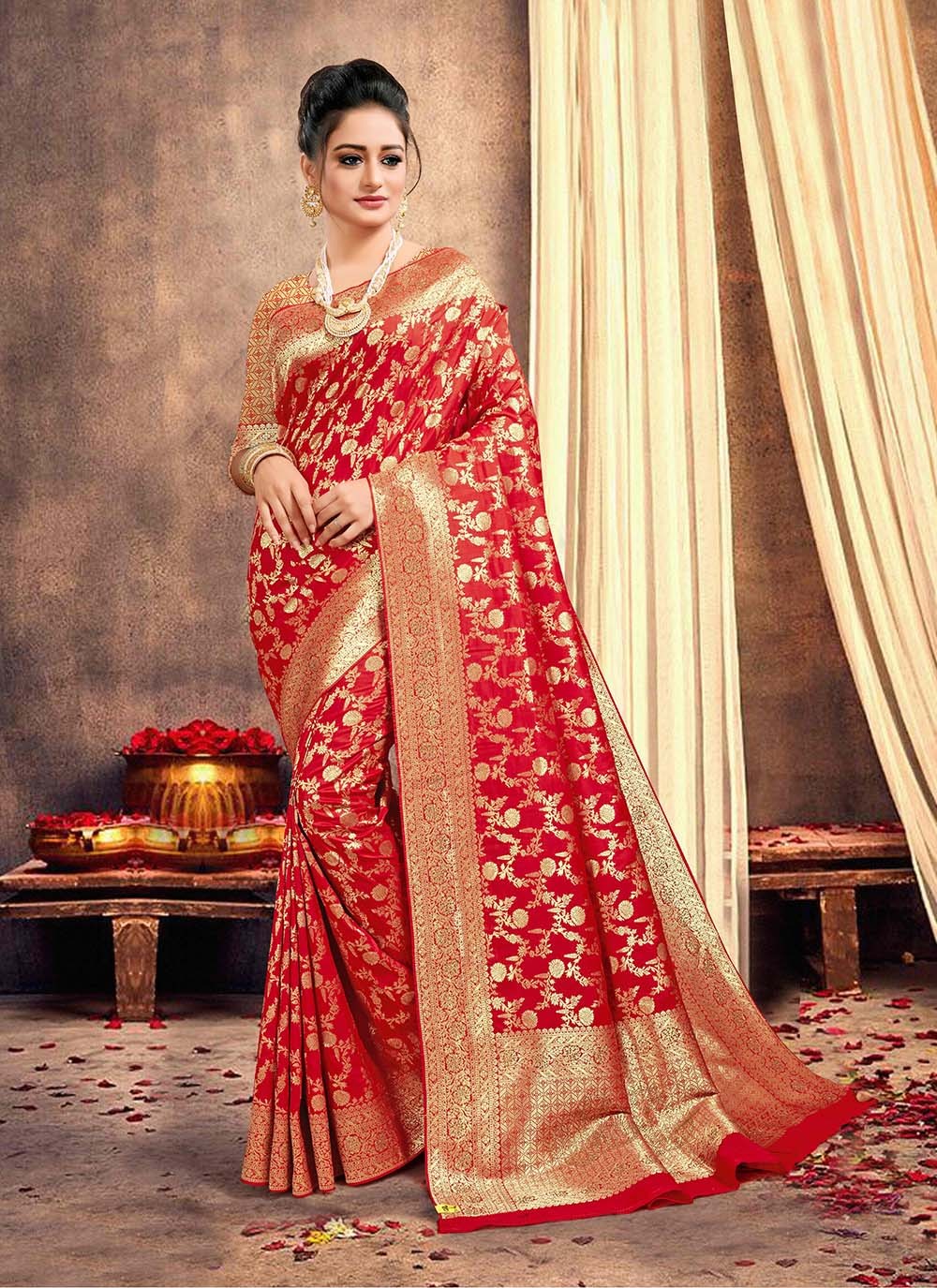 Vanilla Vol 3 By Ruchi Chiffon Swarovski Border Designer Saree Catalog -  The Ethnic World