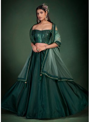 Tafeta Silk Designer Lehenga Choli