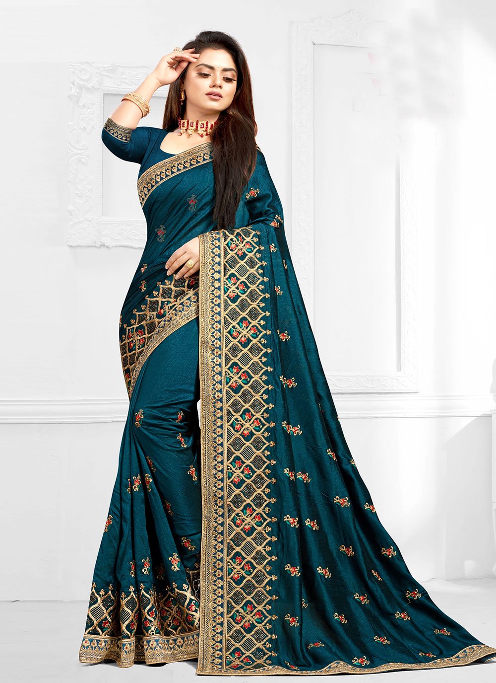 Reception Sarees - Buy Latest Collection of Reception Saris