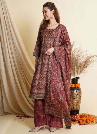 Tussar Silk Party Trendy Salwar Suit
