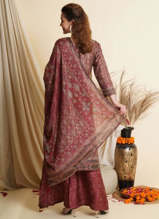 Tussar Silk Party Trendy Salwar Suit