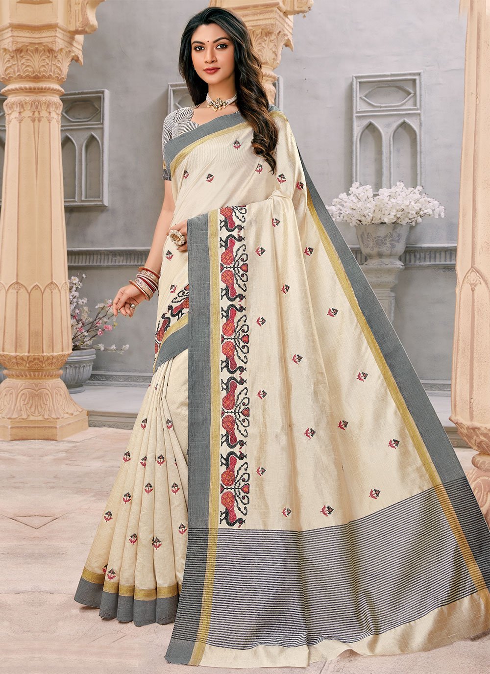 Tussar silk wedding clearance sarees