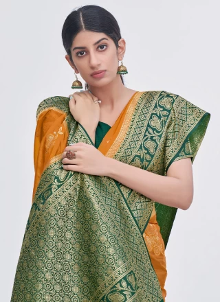 Weaving Silk Trendy Saree