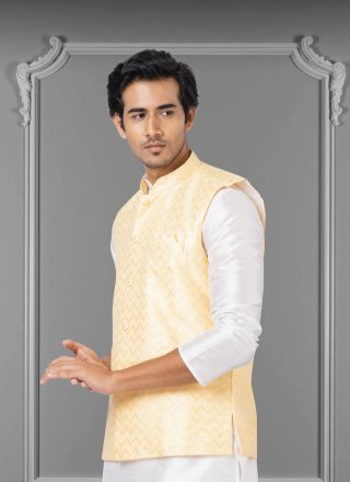 Yellow Color Nehru Jackets