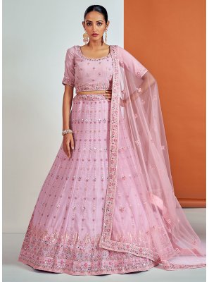 Aari Pink Trendy Lehenga Choli