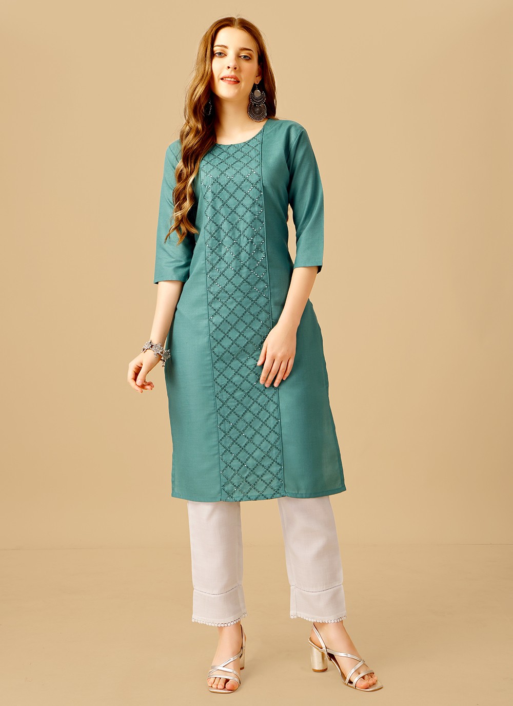 Indian Kurtis Online Uae  Designer Kurtis Online  Sareeka