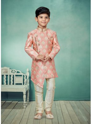 Banarasi Jacquard Thread Work Indo Western