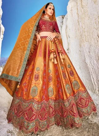 New Collection Pure Banarasi Silk Lehenga Choli at Rs.949/Piece in  lakhimpur offer by shri bankey bihari online shopping site